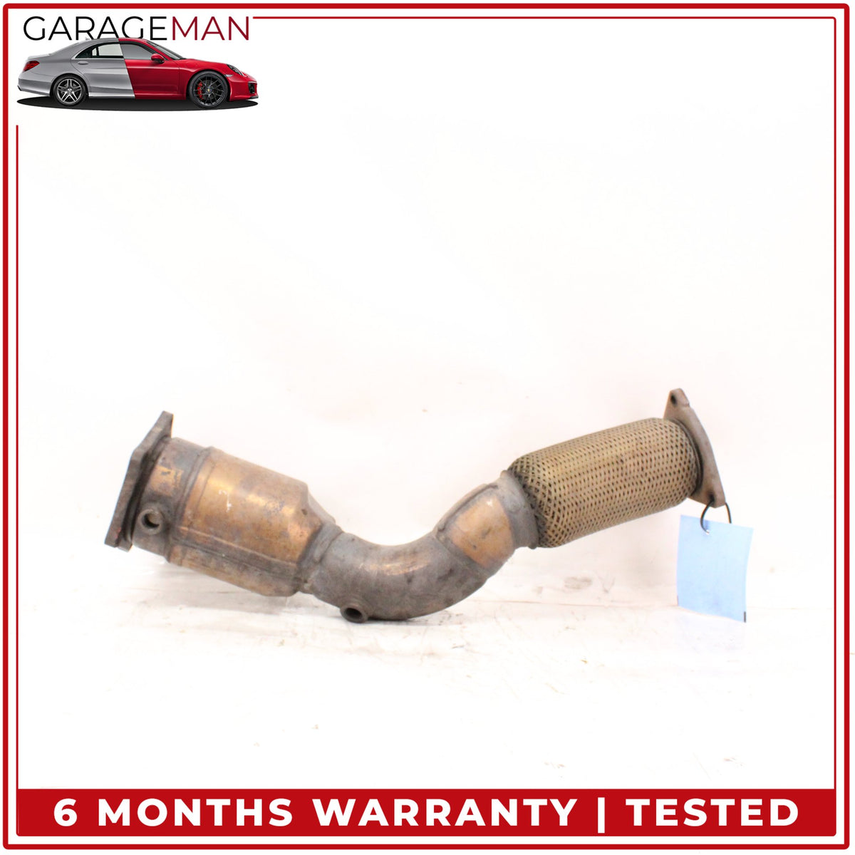 2003-2006 Porsche Cayenne 955 Turbo Front Engine Exhaust Downpipe Right Side OEM