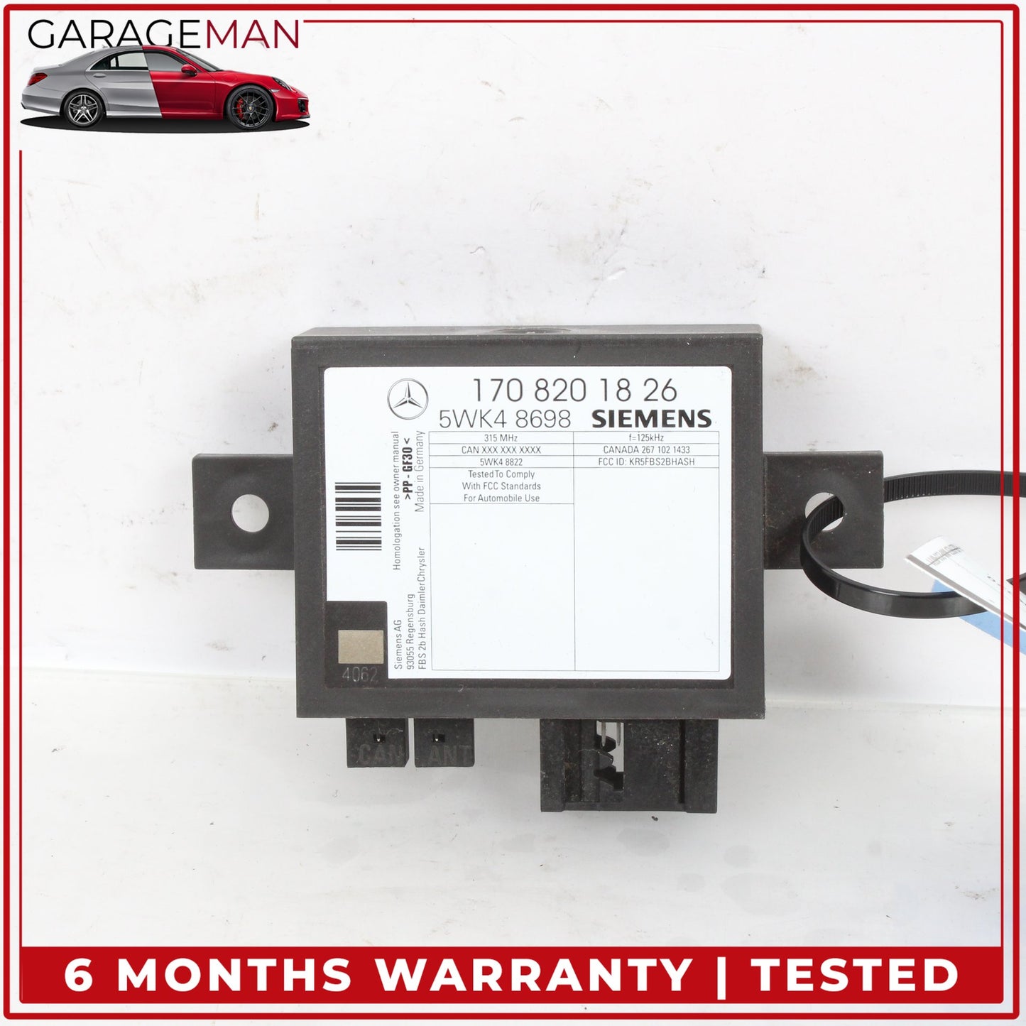 1997-2008 Mercedes R170 SLK320 Immobilizer Relay Control Module 1708201826 OEM