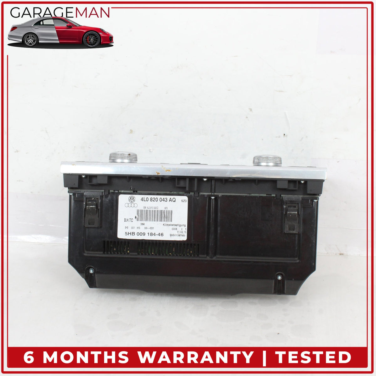 2013-2015 Audi Q7 Front AC A/C Temperature Climate Control Switch Panel OEM