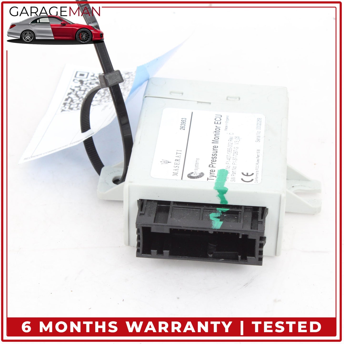 2008-2016 Maserati GranTurismo M145 TPMS Tire Pressure Control Module 263953 OEM