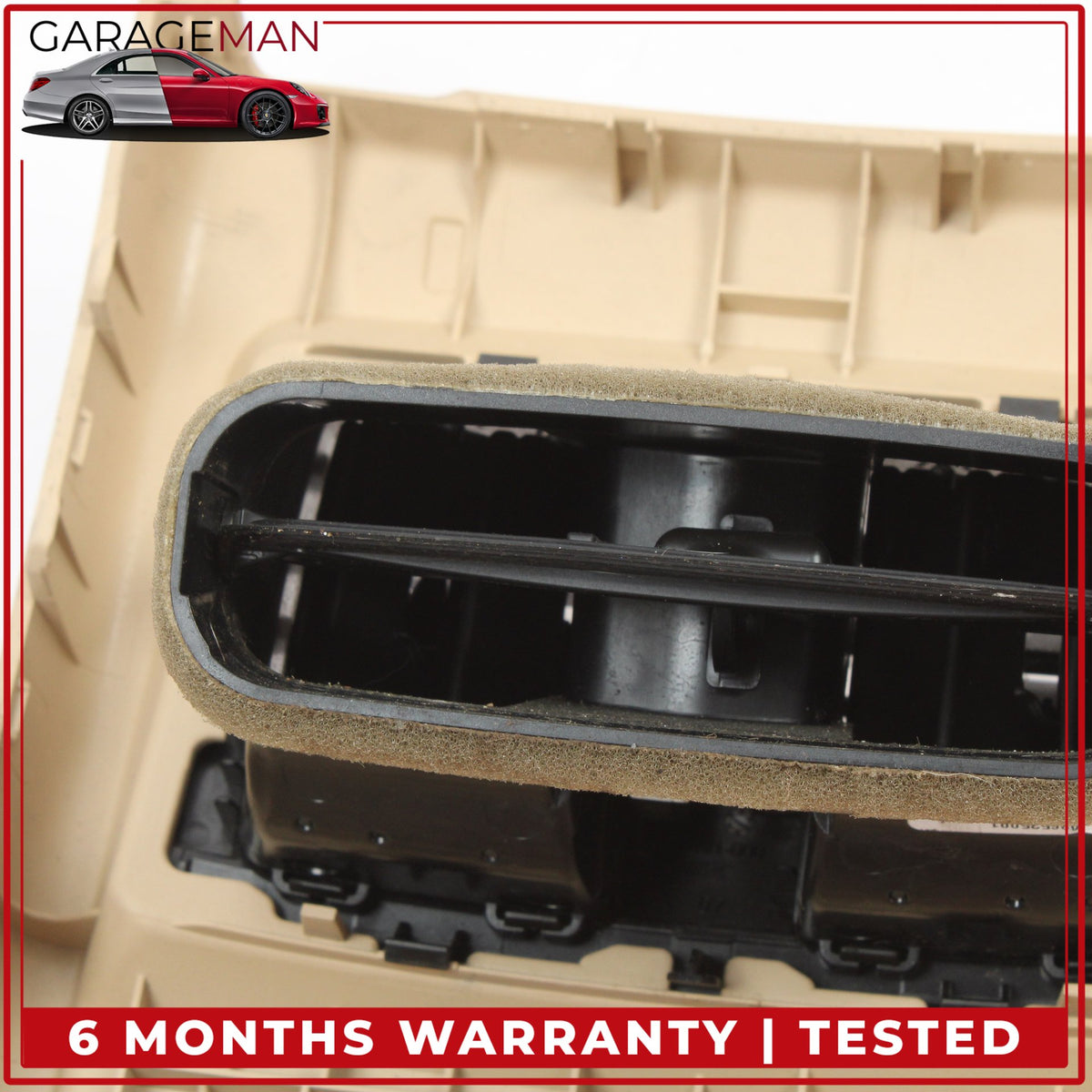 2012-2018 BMW 328i F30 Rear Center Console AC A/C Air Vent Trim 9207330 OEM