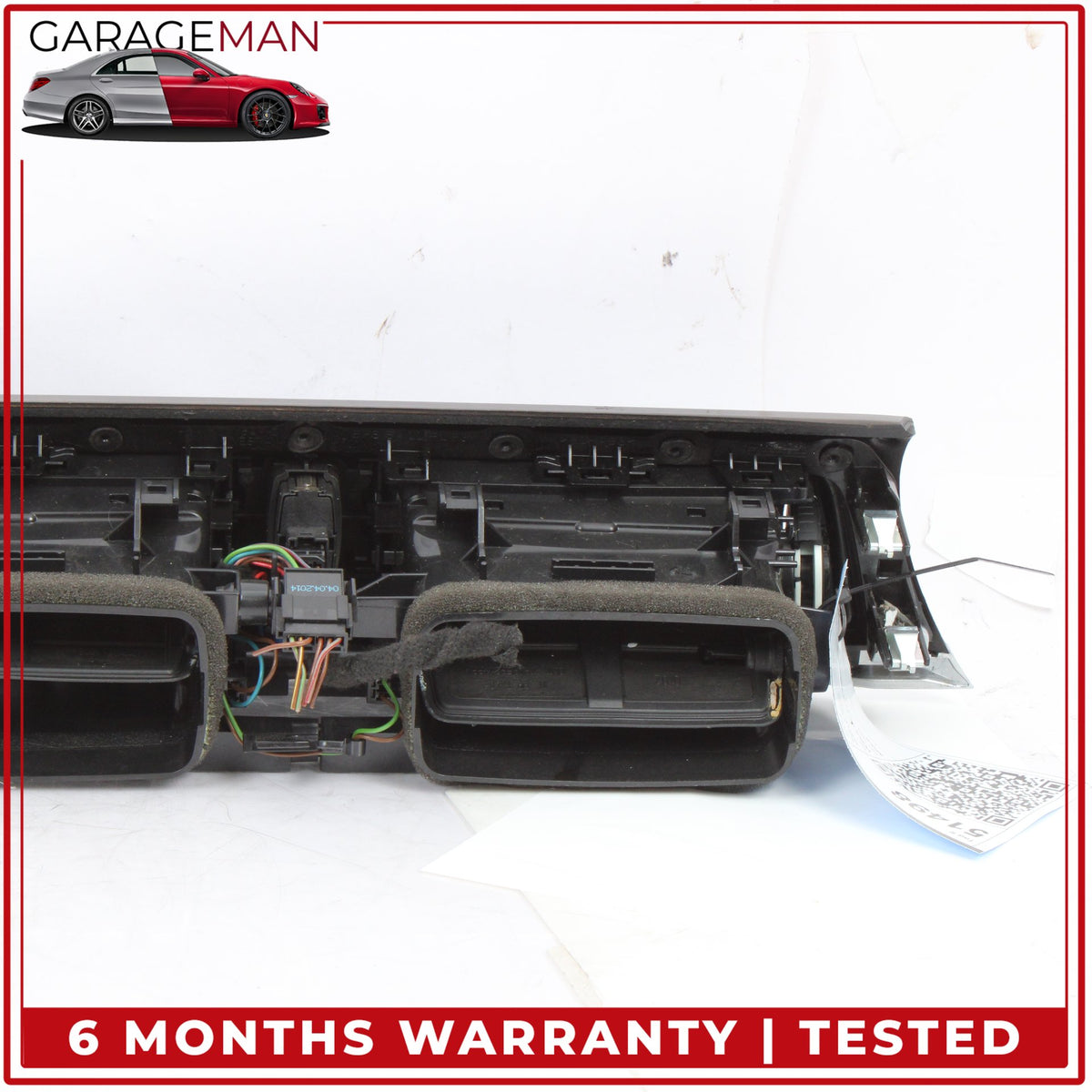 2012-2020 BMW 328i Front Dash Center AC A/C Air Vent Panel w/ Hazard Light OEM