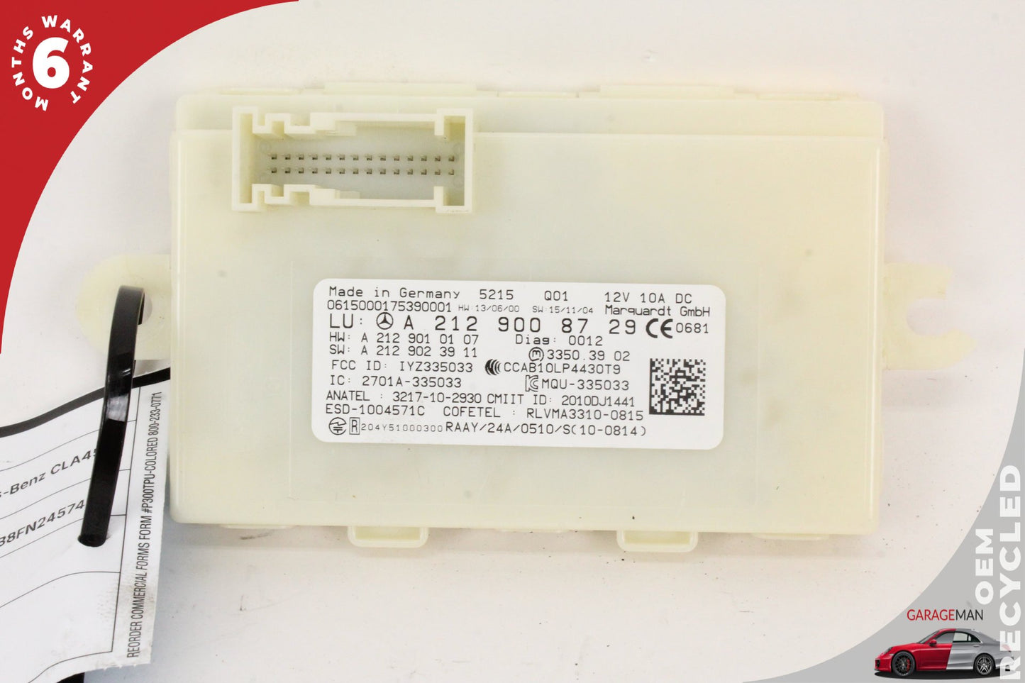 2013-2020 Mercedes W117 CLA45 AMG GL450 Keyless Go Entry Control Module OEM