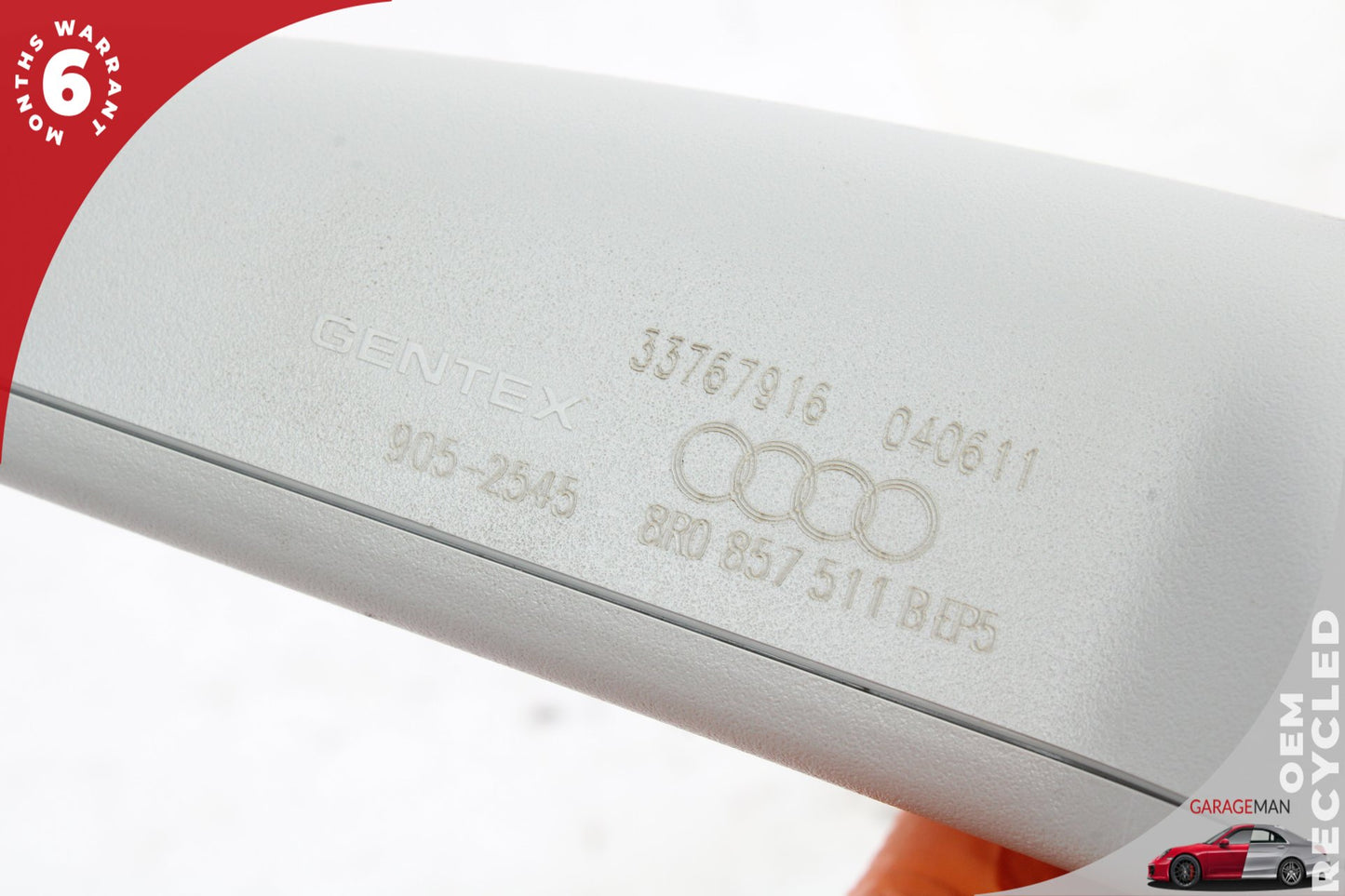 2012-2018 Audi A6 Front Upper Windshield Rear View Mirror 8T0857511 OEM