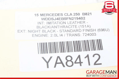 14-20 Mercedes W117 CLA250 Dashboard Glove Box Storage Compartment w/ Airbag OEM