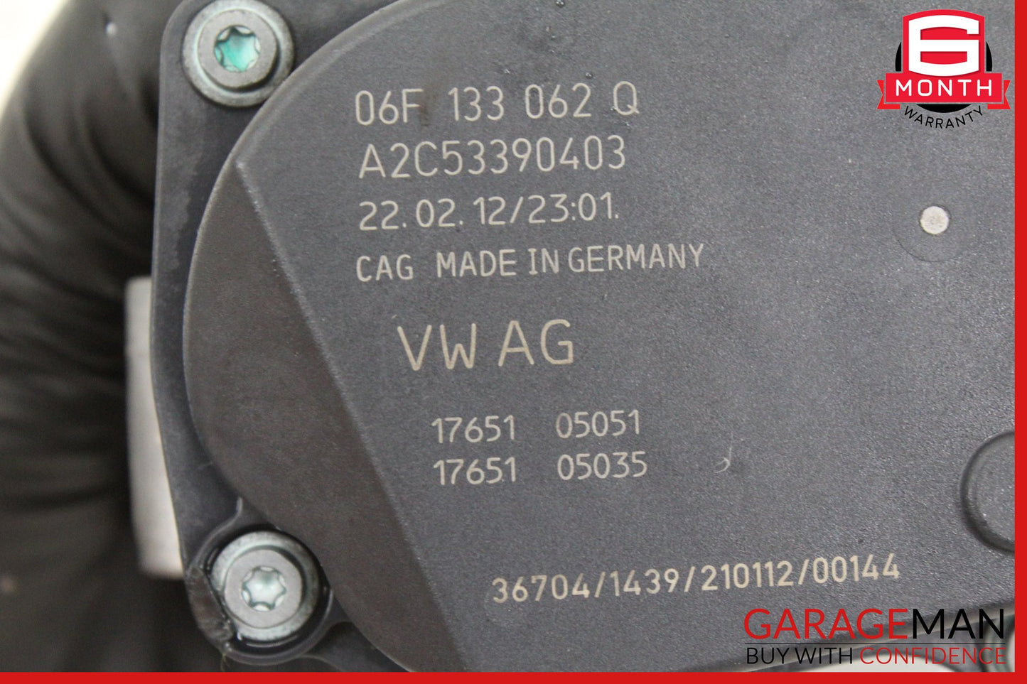 2009-2016 Audi A5 8T Sedan Engine Throttle Valve Body 06F133062Q Genuine