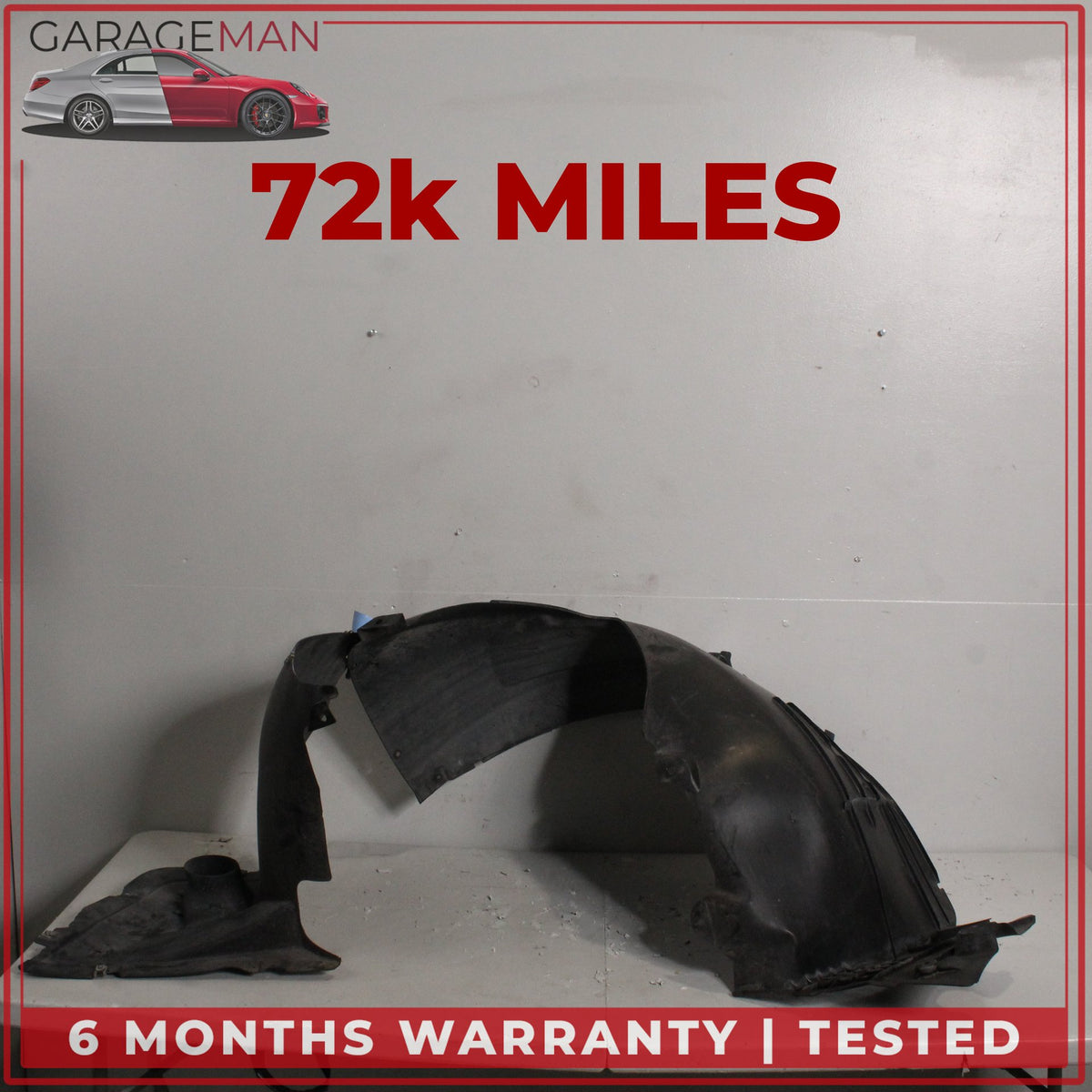 2010-2016 Porsche Panamera 970 Front Right Rearward Wheel Housing Liner Assy OEM