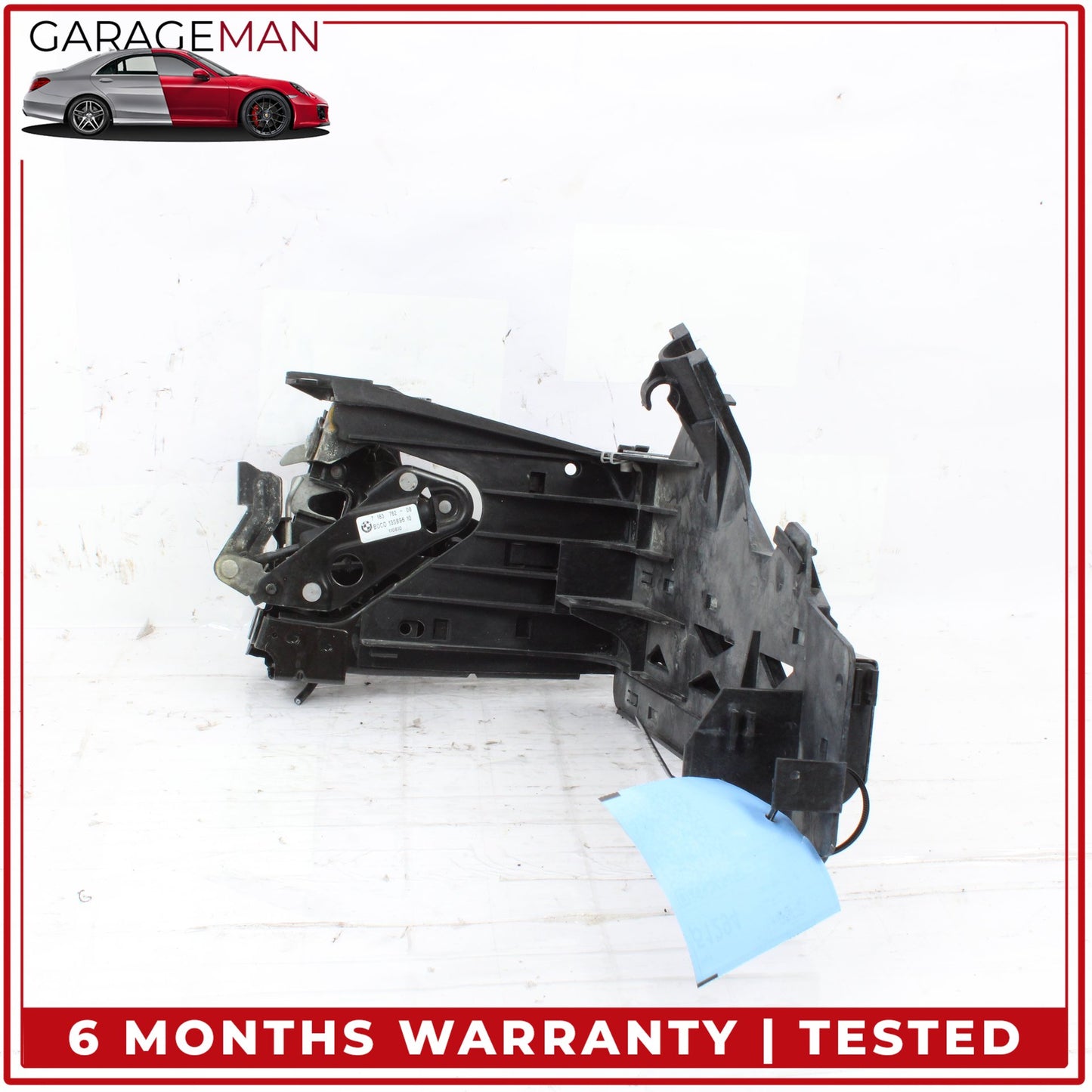 2011-2016 BMW 550i Front Right Head Light Bracket w/ Hood Bonnet Lock Latch OEM