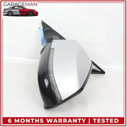 2013-2015 BMW 740i F01 Front Left Side Door Rear View Mirror Silver Mettalic OEM
