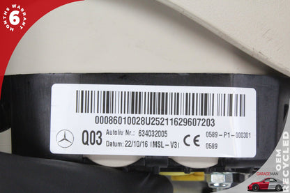 2017-2019 Mercedes-Benz E400 W213 Station Wagon Steering Wheel Airbag 634032000 OEM