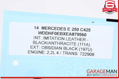 2008-2015 Mercedes E250 W212 Master Power Window Switch 2129056000 Genuine