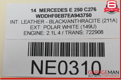14-16 Mercedes W212 E250 E550 Front Right Side Dashboard Dash Airbag OEM