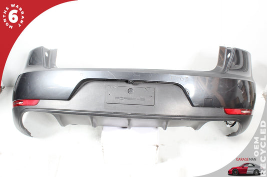 2015-2018 Porsche Macan 95B SUV Rear Bumper Cover 95B807417G Volcano Grey Metallic OEM