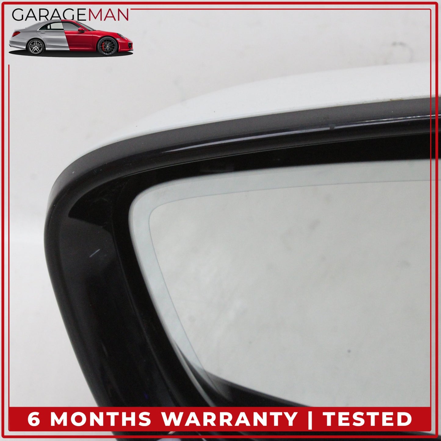 2019-2025 BMW 330i Front Left Driver Side Door Rear View Mirror White OEM