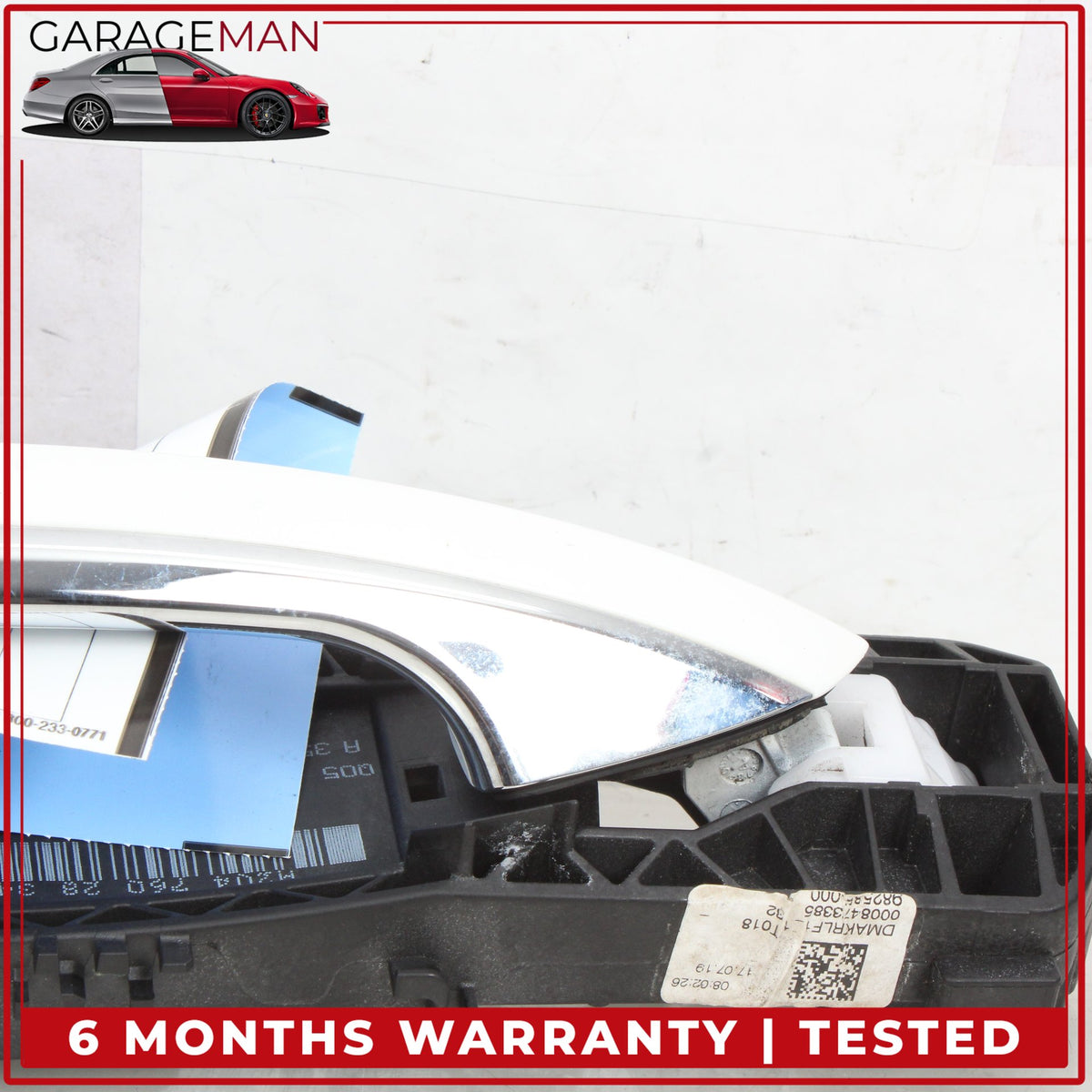 2015-2020 Mercedes X156 GLA250 Rear Left Exterior Door Handle Polar White OEM