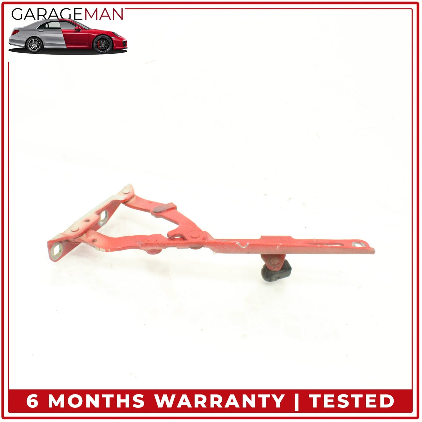 1999-2005 Porsche 911 996 Rear Left and Right Side Trunk Lid Hinge Set Red OEM