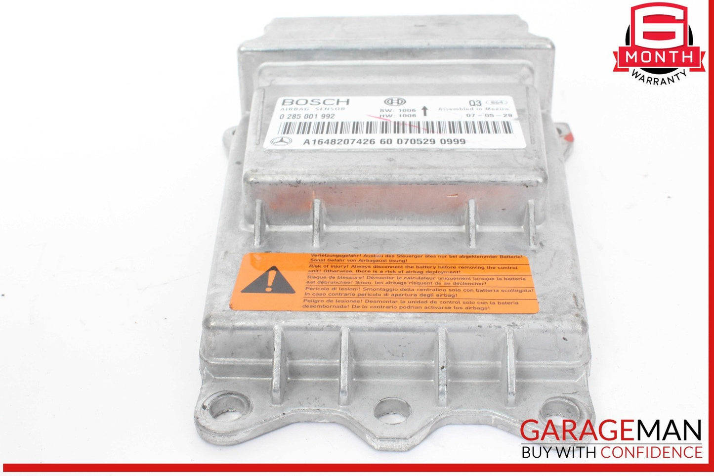 06-09 Mercedes X164 ML450 GL450 Airbag Air Bag SRS Control Module OEM