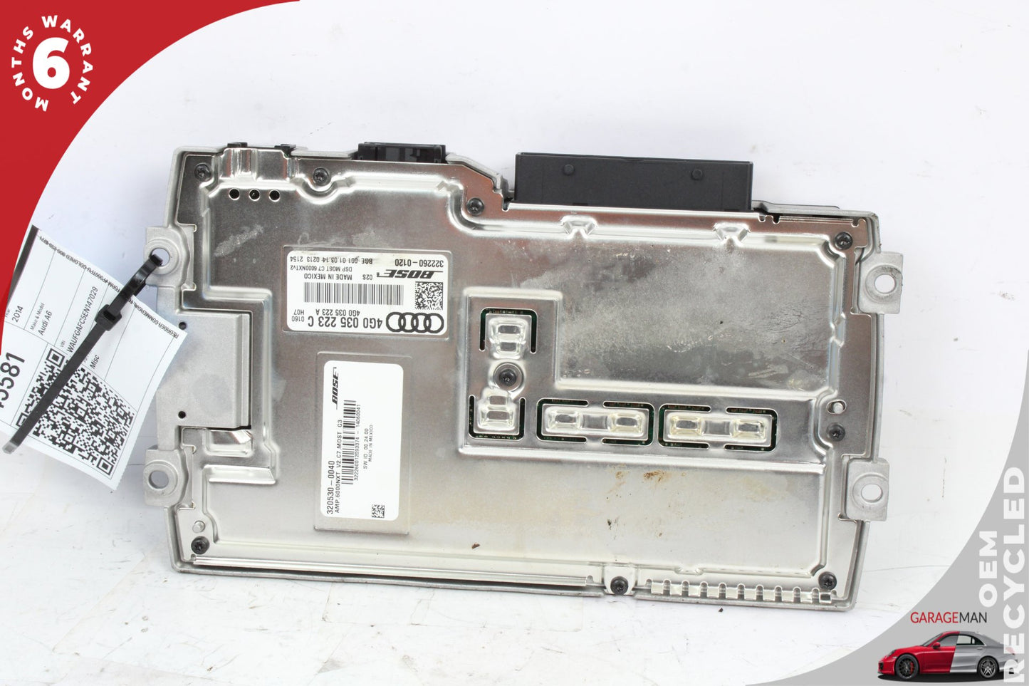 2012-2018 Audi A6 A7 Audio Sound System Amplifier AMP Bose 4G0035223C OEM
