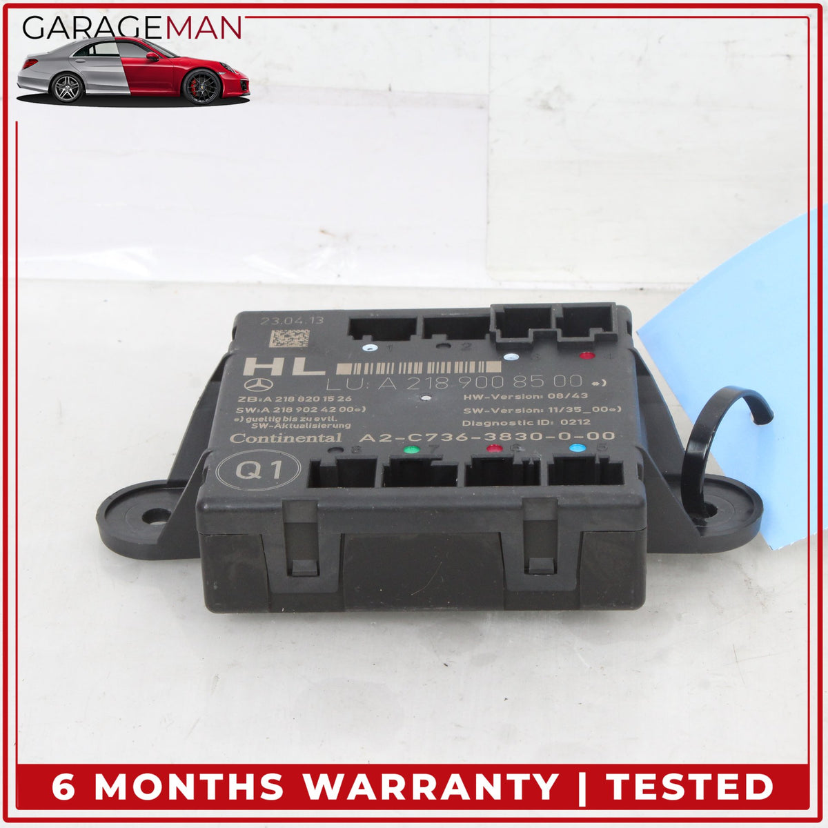 2008-2018 Mercedes W212 E350 Rear Left Side Door Control Module 2189008500 OEM
