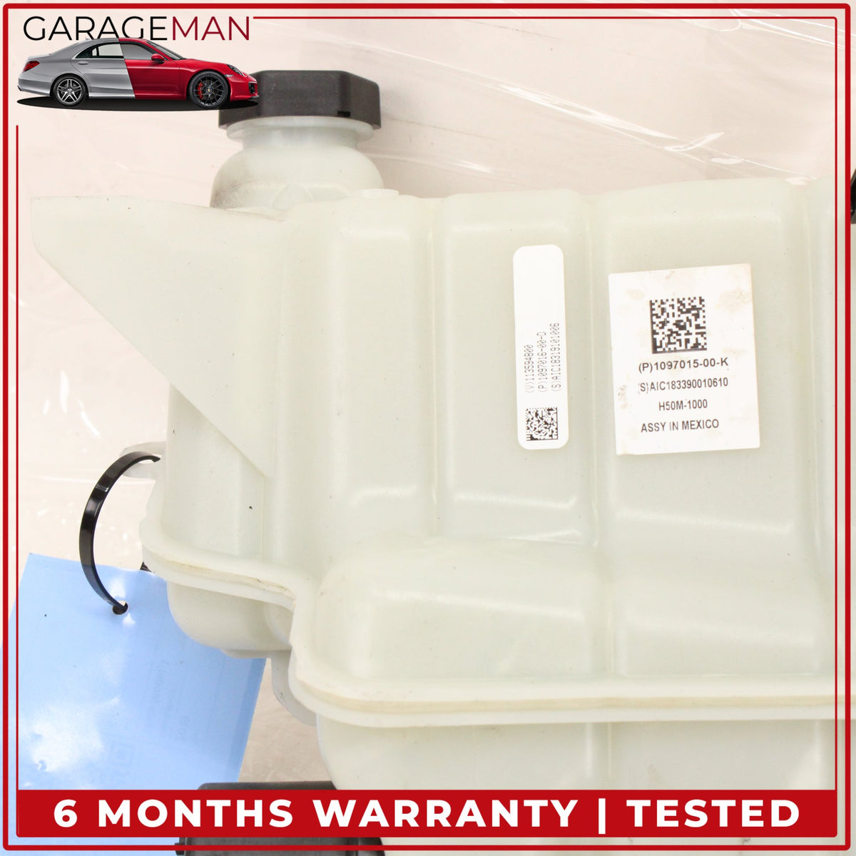 2017-2023 Tesla Model 3 Battery Coolant Reservoir Tank Chiller 108824800D OEM