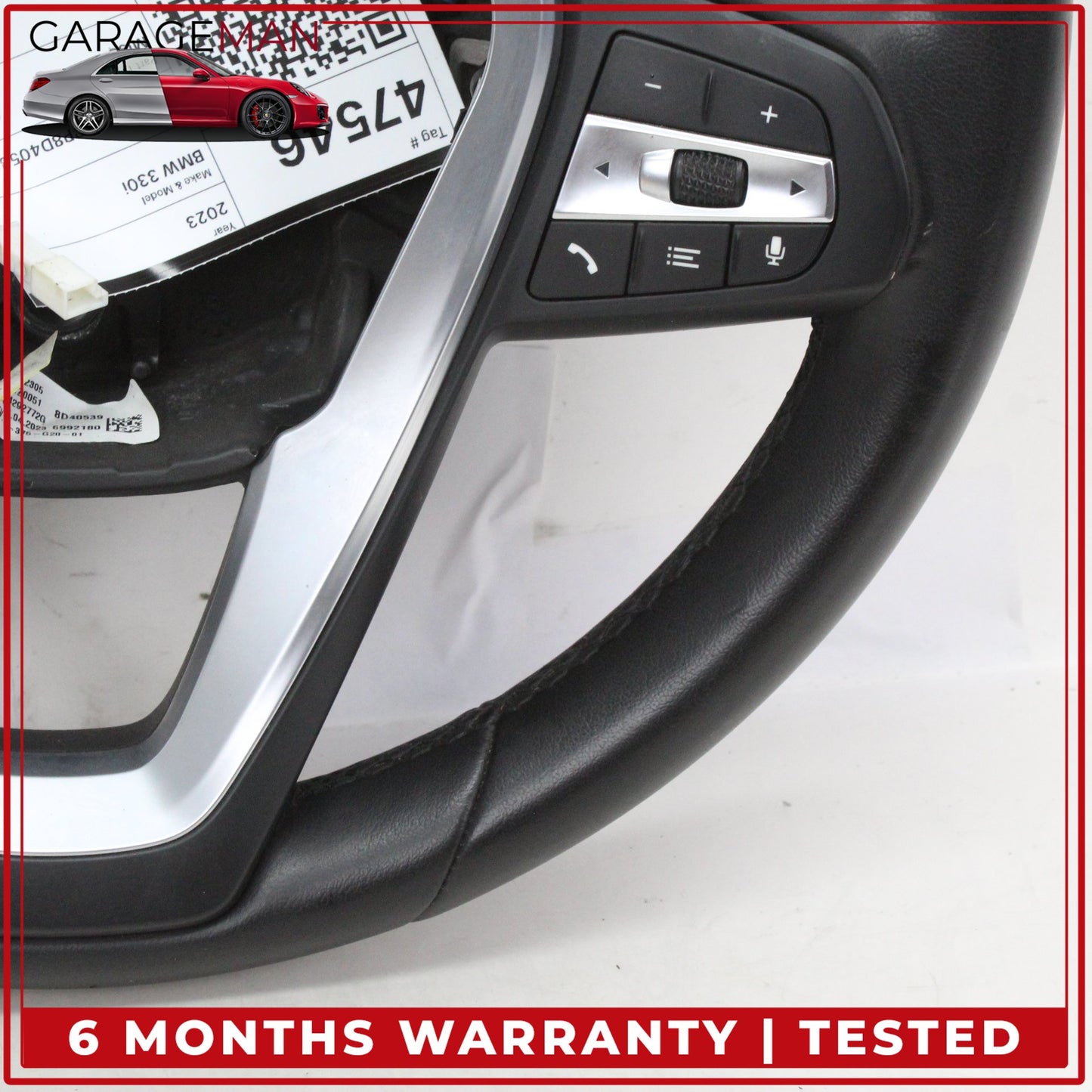 2019-2025 BMW 330i Front Left Side Steering Wheel w/ Paddle Shifters 7946123 OEM