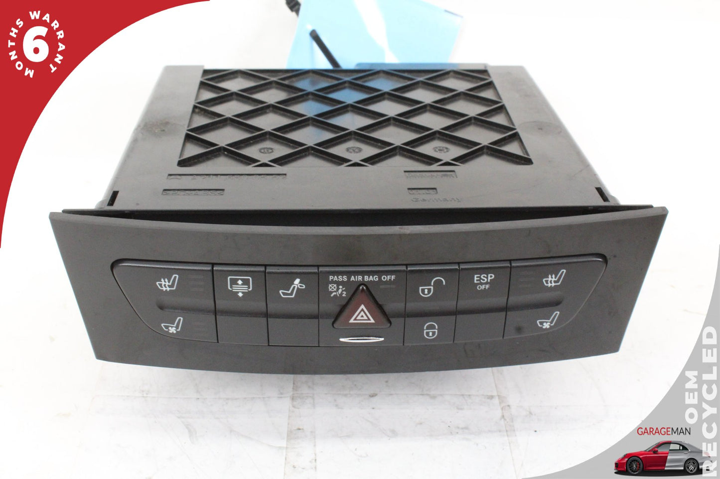 03-09 Mercedes-Benz CLS500 W219 Hazard Switch Control Panel 2116800552 OEM