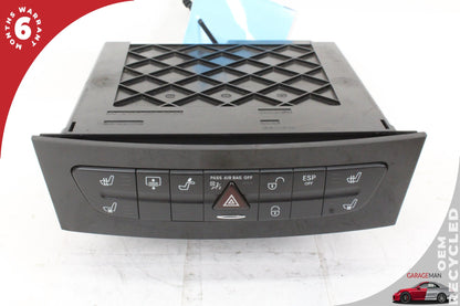 03-09 Mercedes-Benz CLS500 W219 Hazard Switch Control Panel 2116800552 OEM