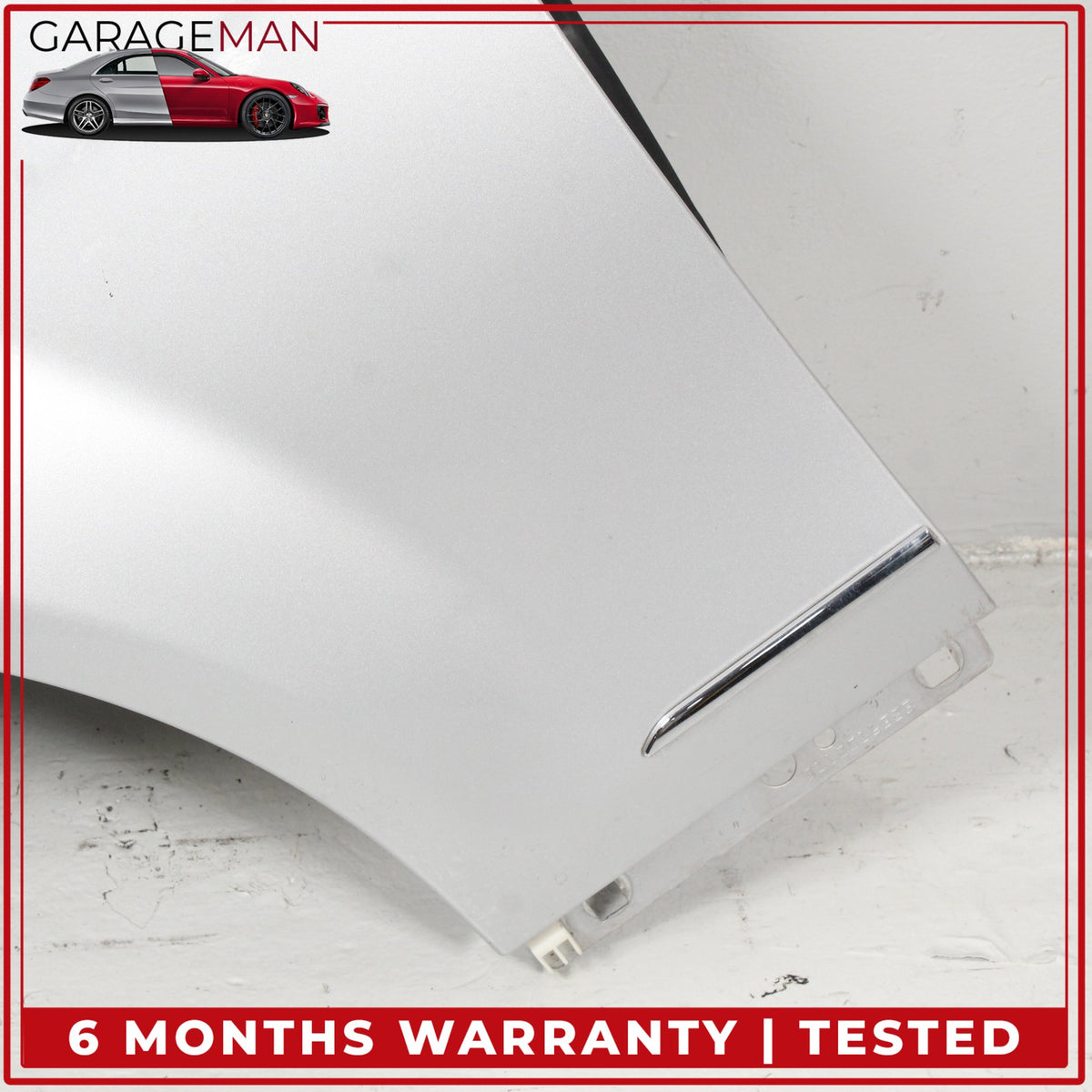 2008-2014 Mercedes W204 C250 Front Left Side Fender Panel Iridium Silver OEM