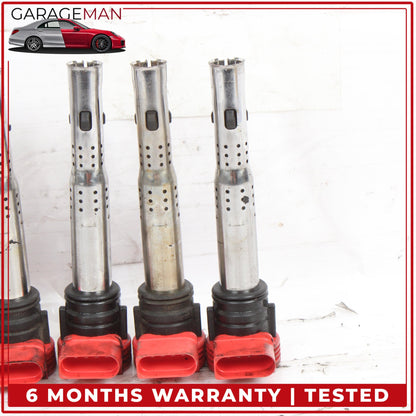 2005-2019 Audi A6 A7 A8 Quattro Ignition Coils Set of 6 Pc 06E905115 OEM
