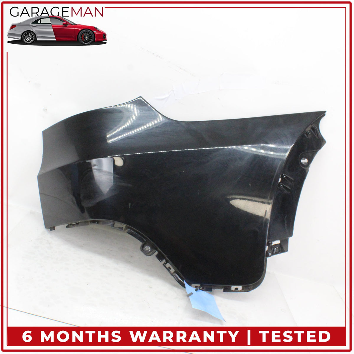 2007-2013 BMW X5 E70 Rear Right Side Bumper Cover Black 7158440 OEM