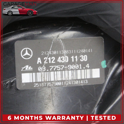 2012-2014 Mercedes W218 CLS63 AMG E350 Power Brake Booster Master Cylinder OEM