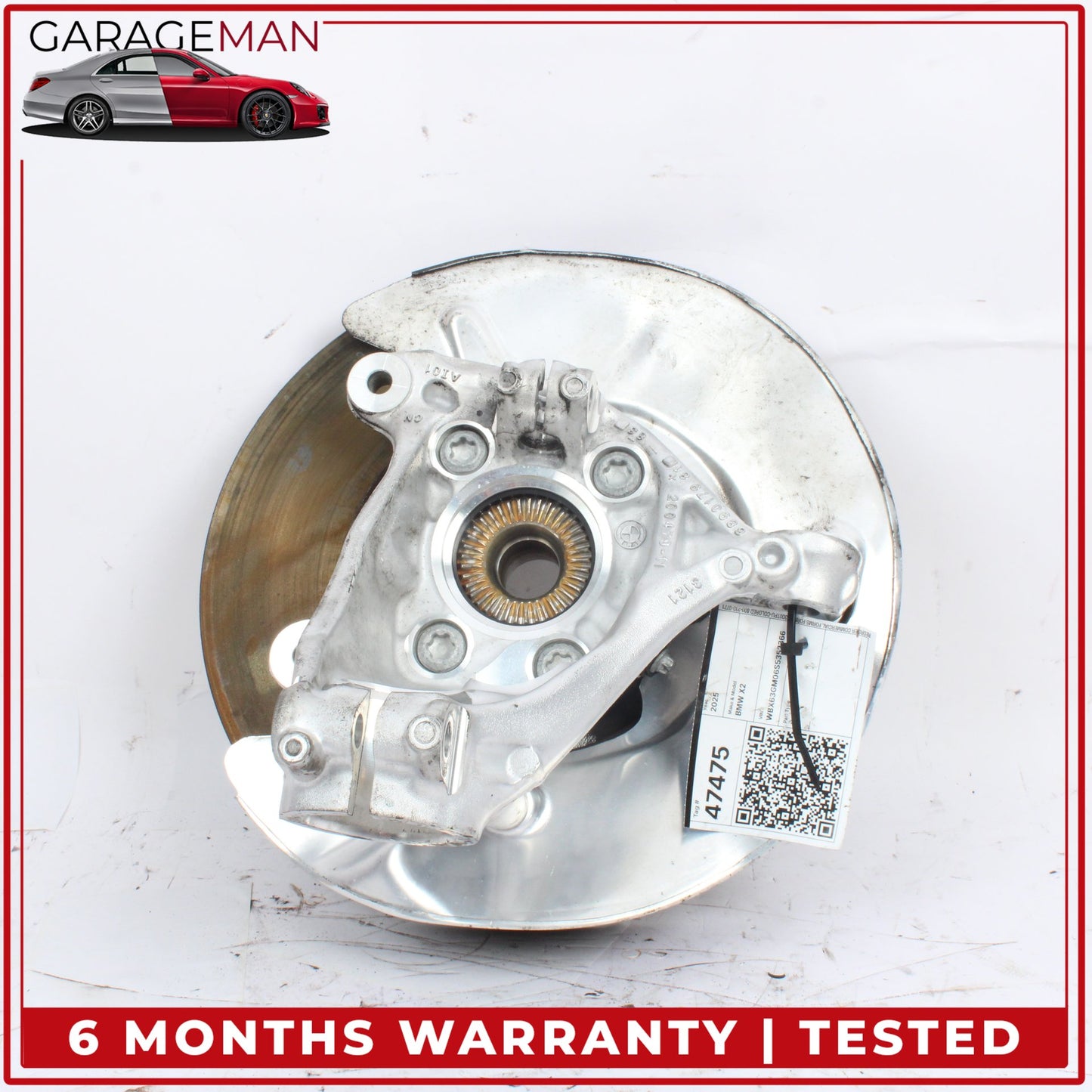 2023-2025 BMW X2 U10 AWD 2.0L Front Left Side Spindle Knuckle 6890179 OEM