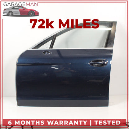 2010-2016 Porsche Panamera 970 Front Left Complete Door Assy Blue Metallic OEM