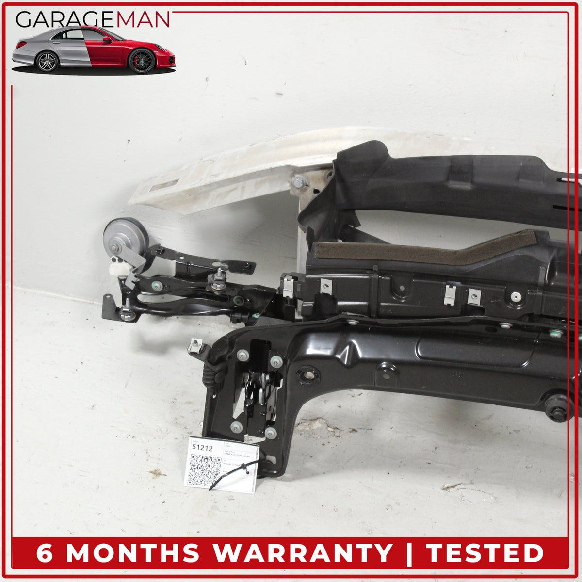 2015-2020 BMW 430i Gran Coupe M-Sport Front Reinforcement Bar Upper Radiator Support Clip OEM