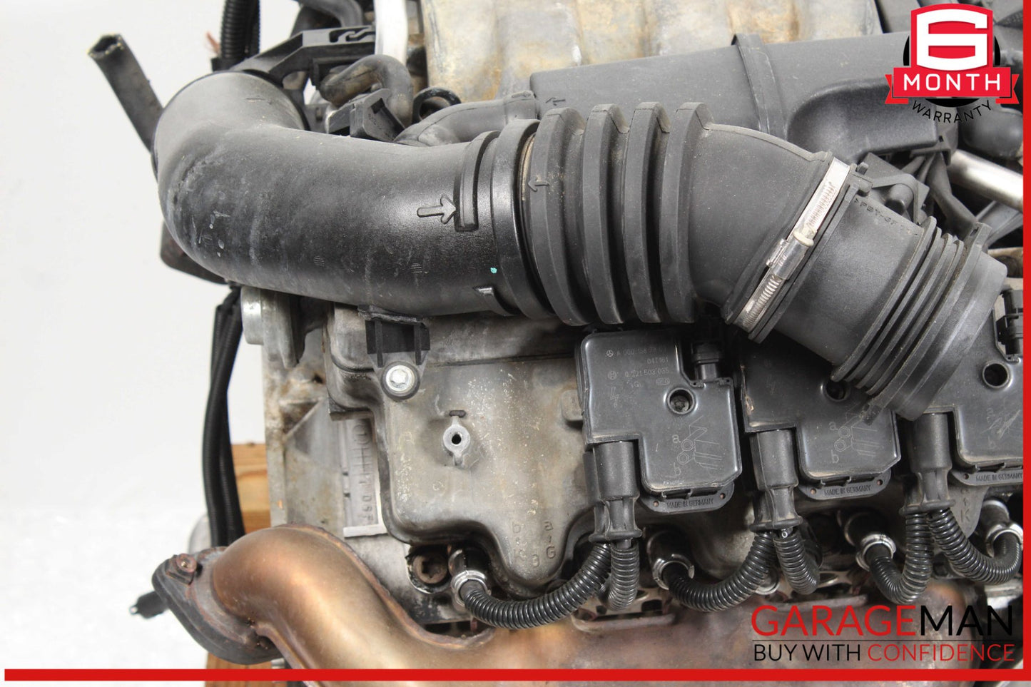 03-05 Mercedes W163 ML350 Engine Motor Block Assembly 3.7L V6 M112