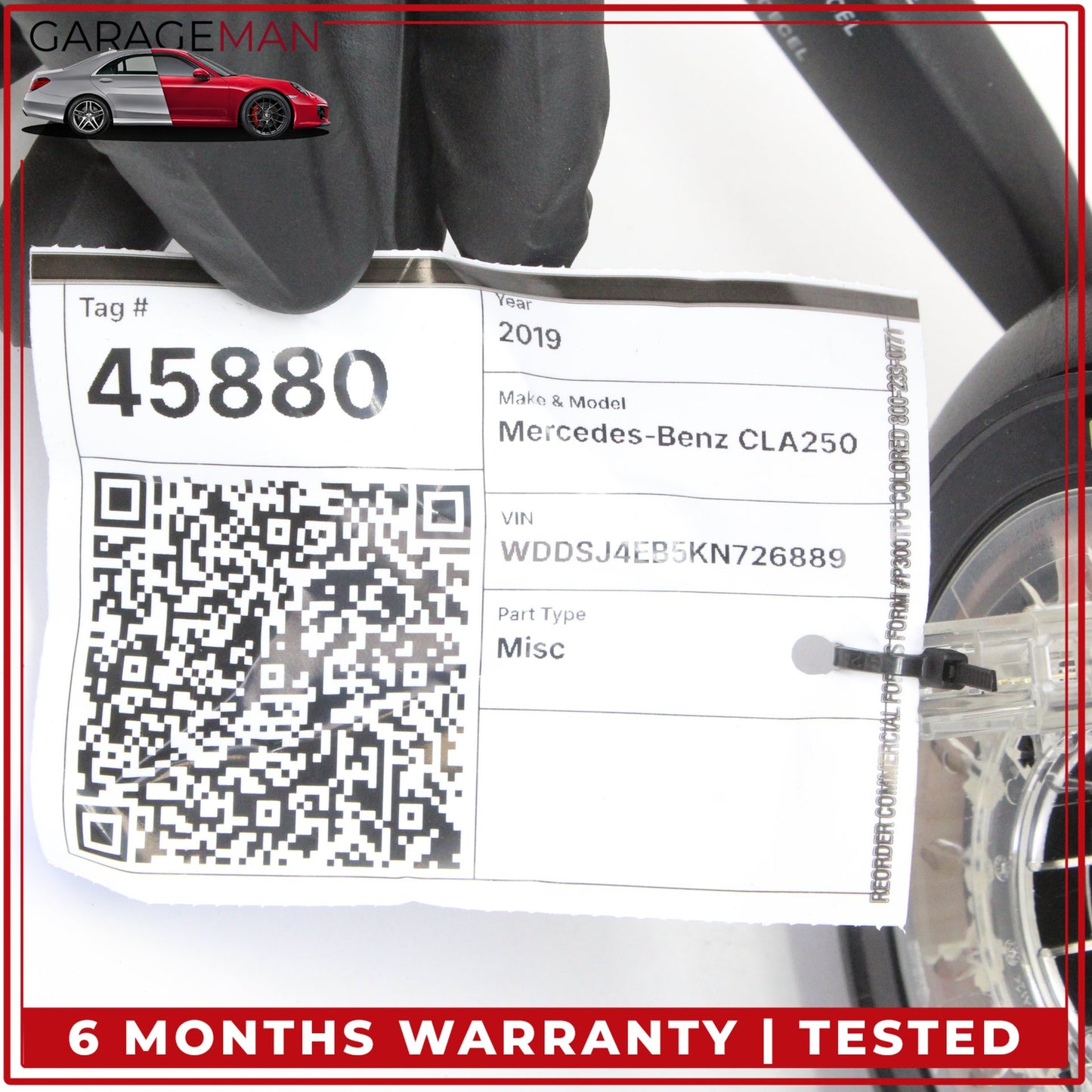 2014-2019 Mercedes-Benz CLA250 W117 Sedan Steering Column Clockspring Combination Switch 2469004020 OEM