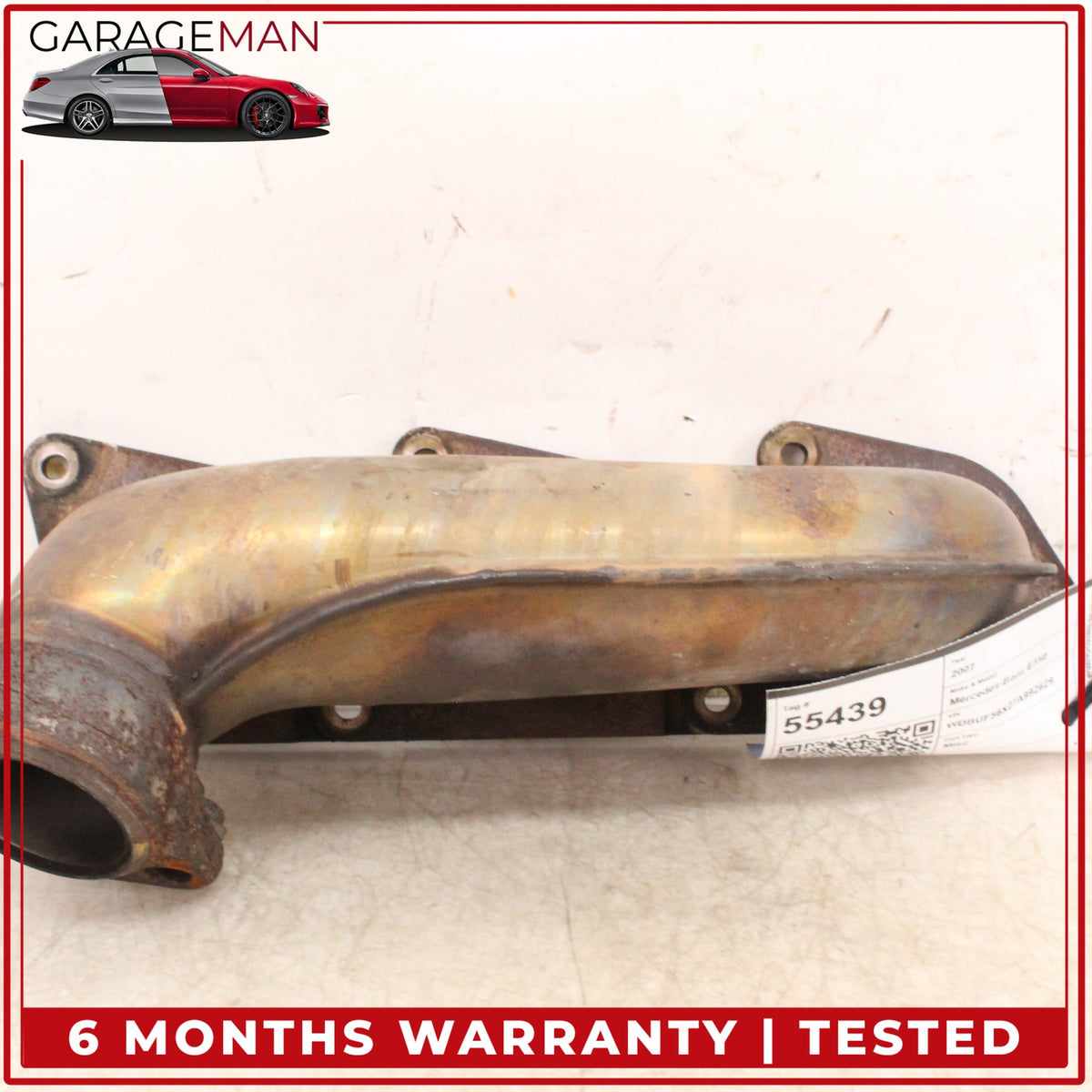 2006-2012 Mercedes W211 E350 C350 M272 Right Side Exhaust Manifold Header OEM
