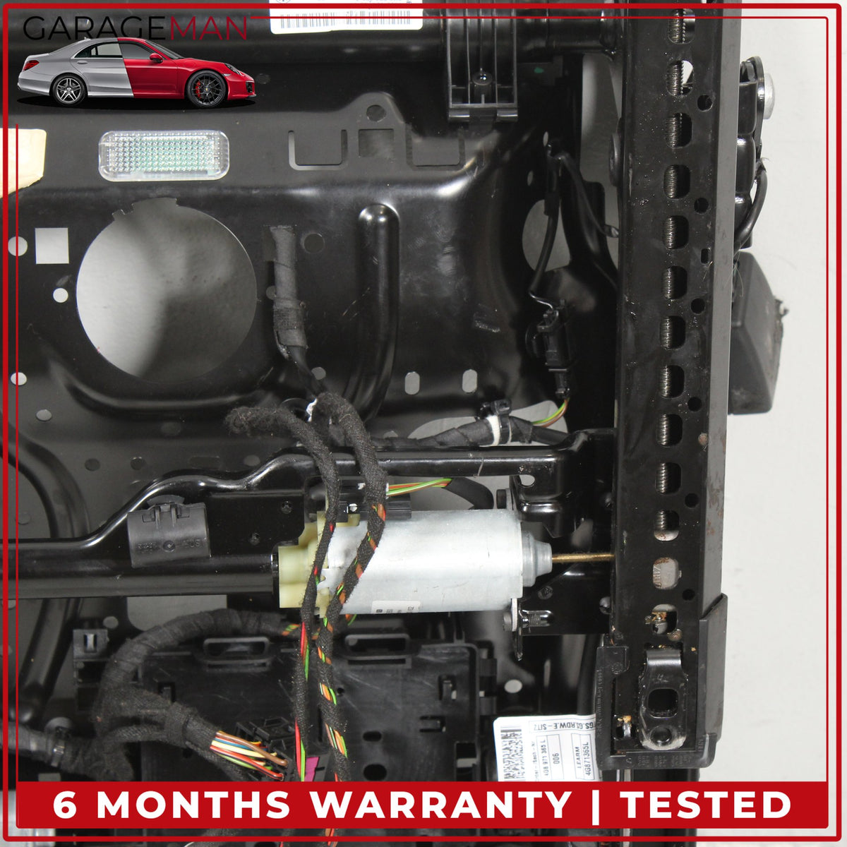 2012-2018 Audi A6 A7 Front Left Driver Side Seat Track Rail Frame w/ Motor OEM