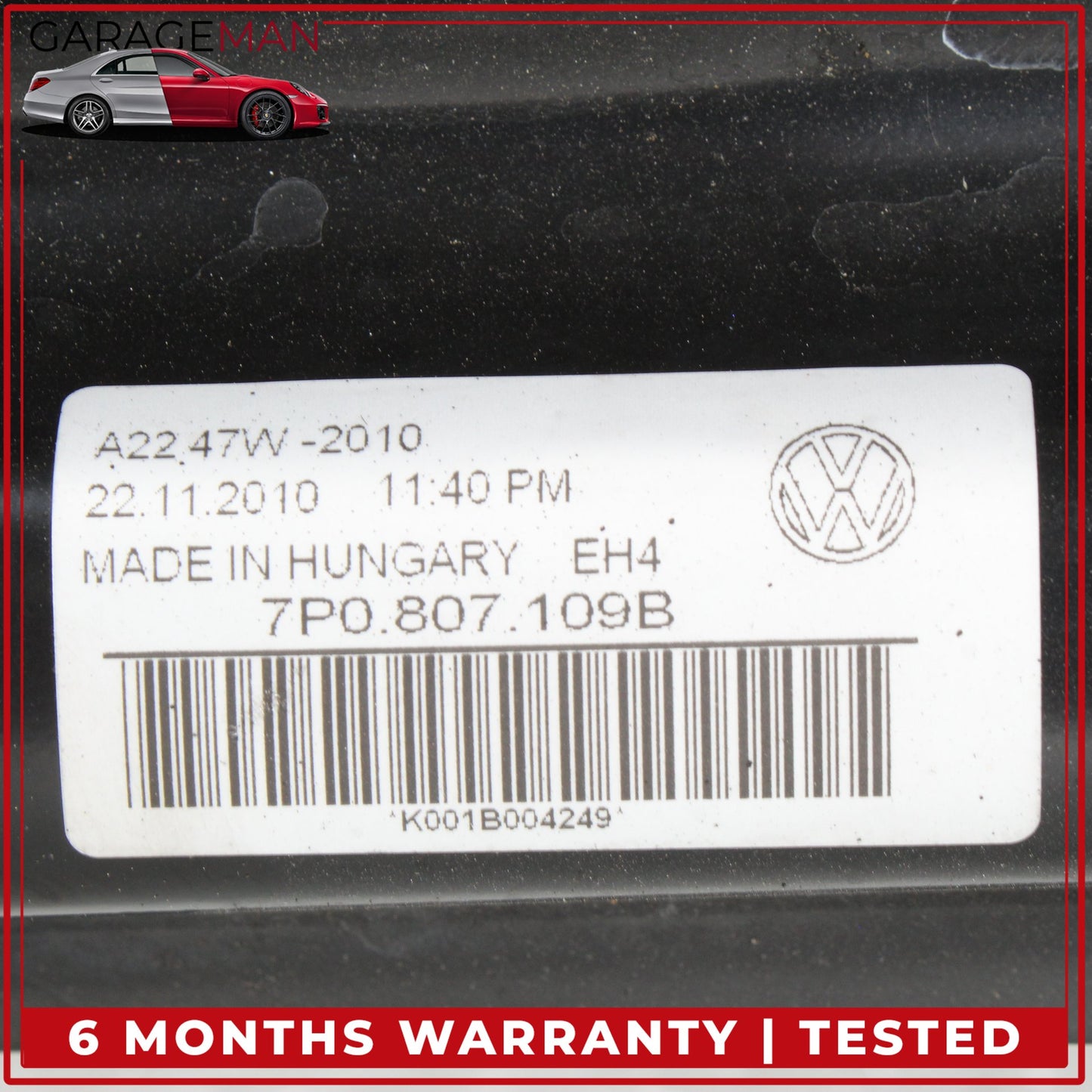 2011 Porsche Cayenne 92A SUV Front Bumper Reinforcement Impact Crash Bar Beam 7P0807109B