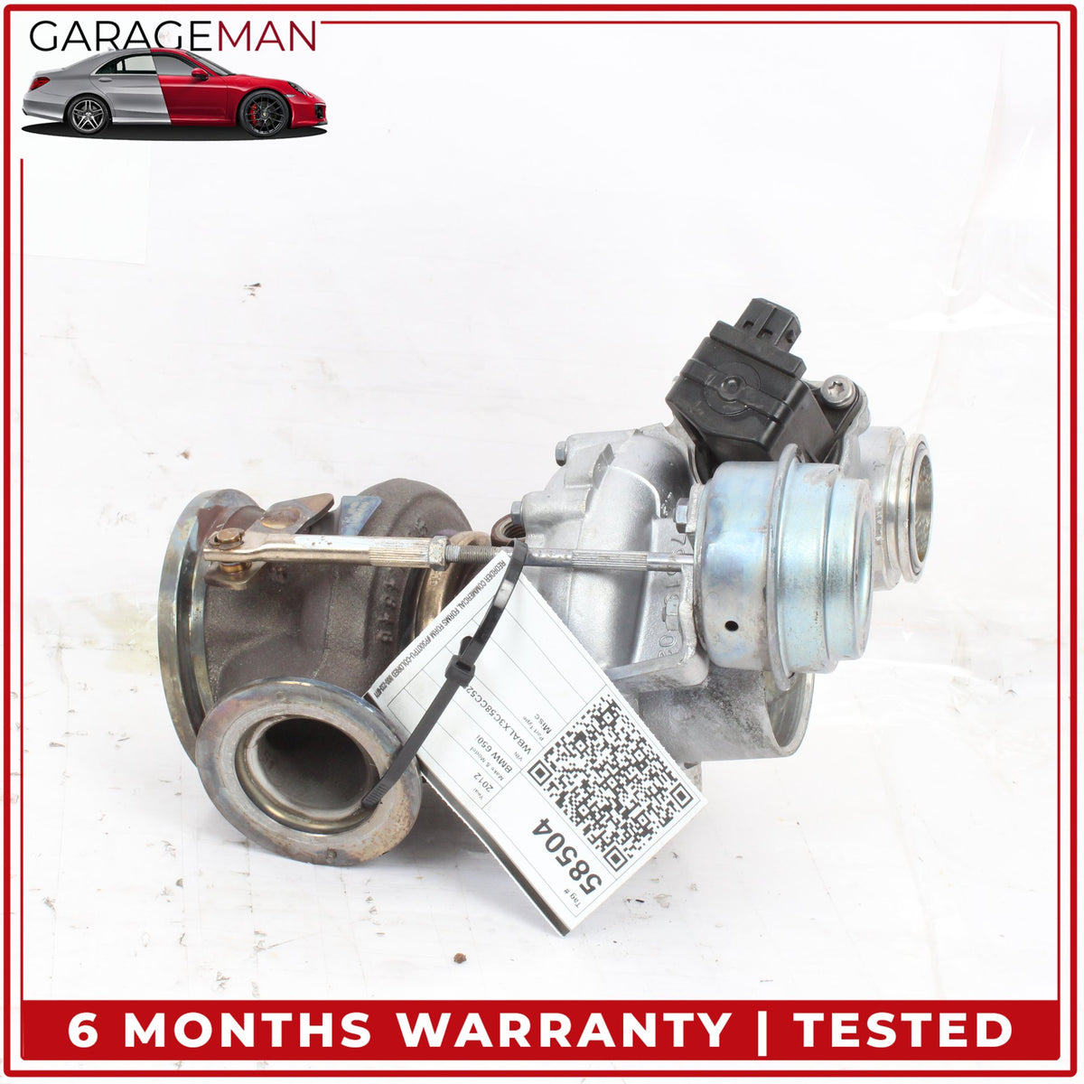 2008-2017 BMW 650i 550i 750i X5 N63 Left or Right Side Turbocharger 7576985 OEM