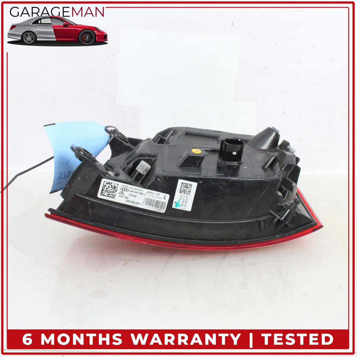 2015-2018 Audi A8 S8 Rear Left Side LED Outer Tail Light Lamp 4H0945095J OEM
