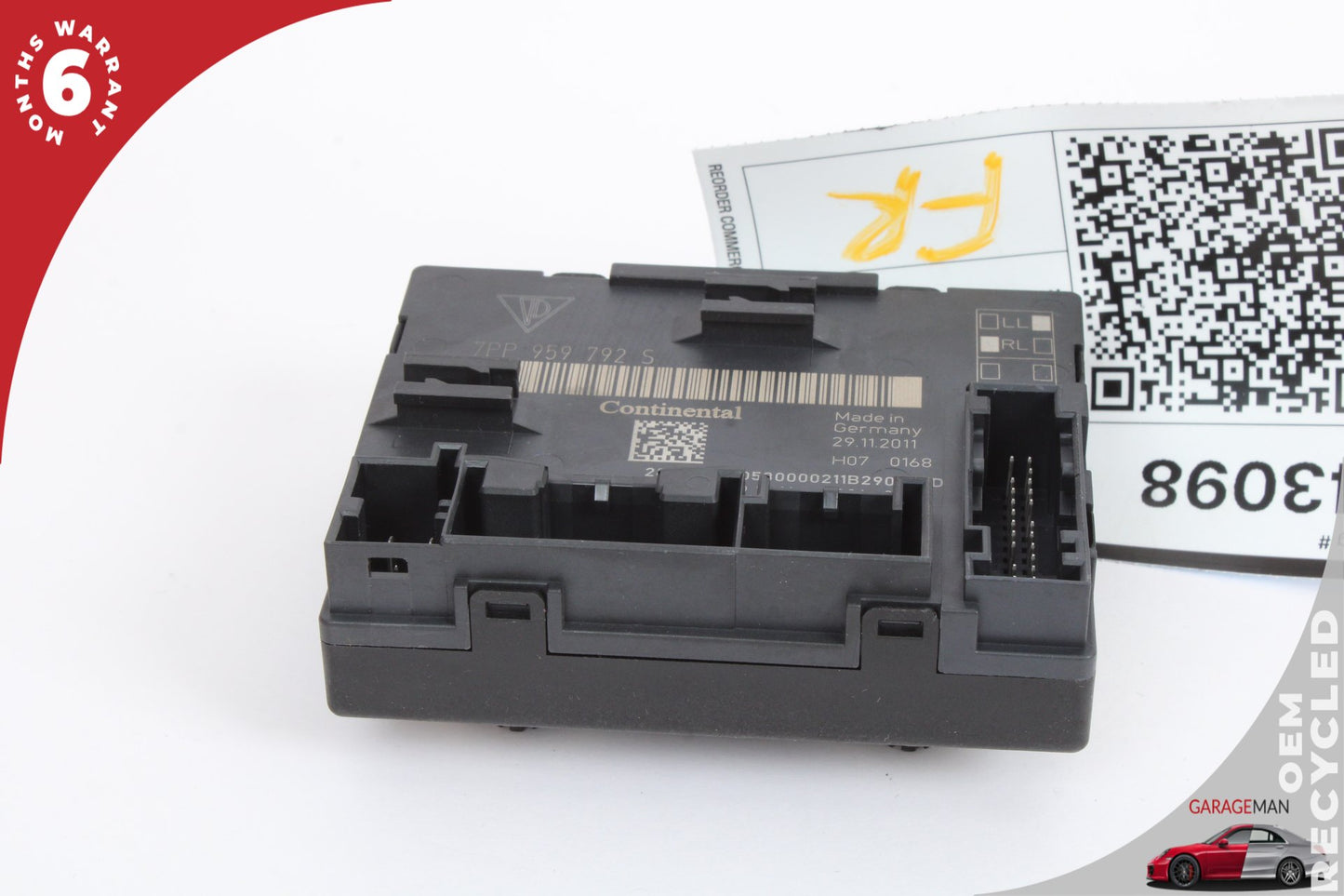 2011-2018 Porsche Cayenne S 958 Front Right Door Control Module 7PP959792S OEM