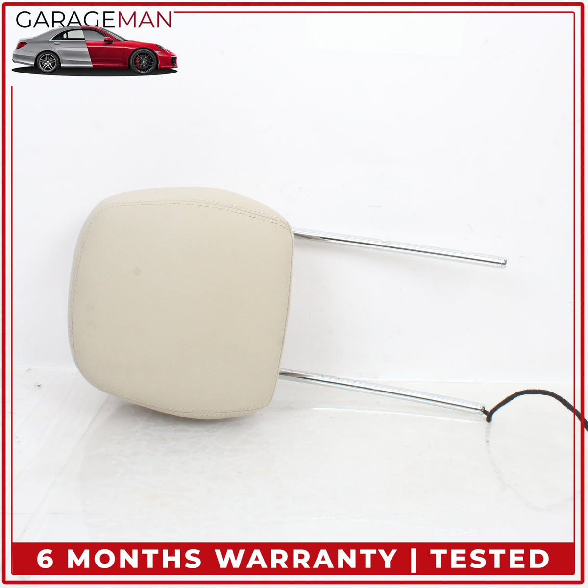 2010-2017 Mercedes C207 E400 Coupe Front Left and Right Seat Headrest Beige OEM