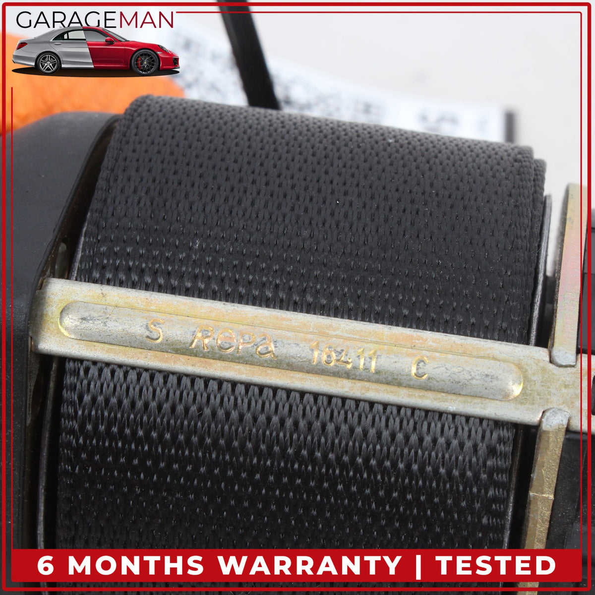 1999-2005 Porsche 911 Carrera 996 Rear Left Side Seat Belt 99680303503 OEM
