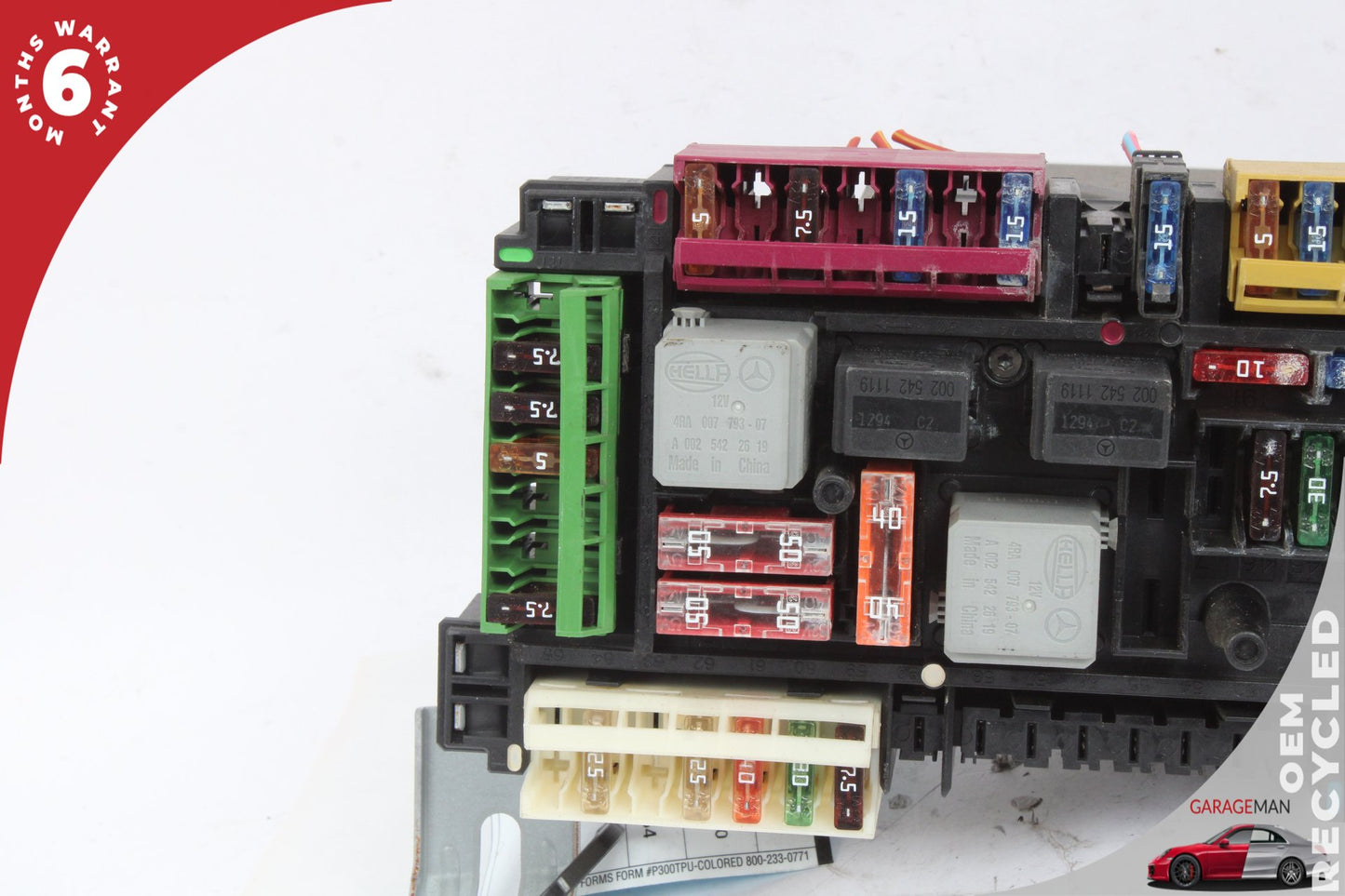 10-18 Mercedes-Benz CLS550 W218 Coupe Rear SAM Fuse Box Relay Module 2129005001