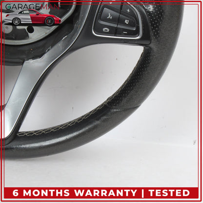 2014-2020 Mercedes X156 GLA250 Front Left Steering Wheel w/ Paddle Shifters OEM