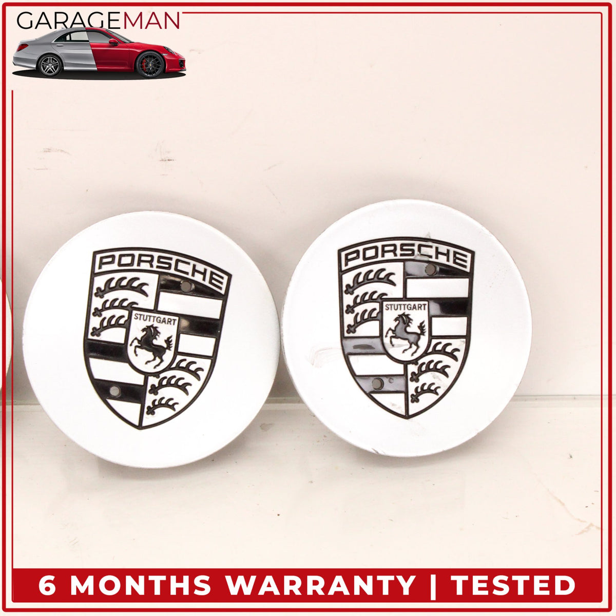 1994-2012 Porsche 911 Carrera 996 Front and Rear Wheel Center Cap Set of 4 OEM