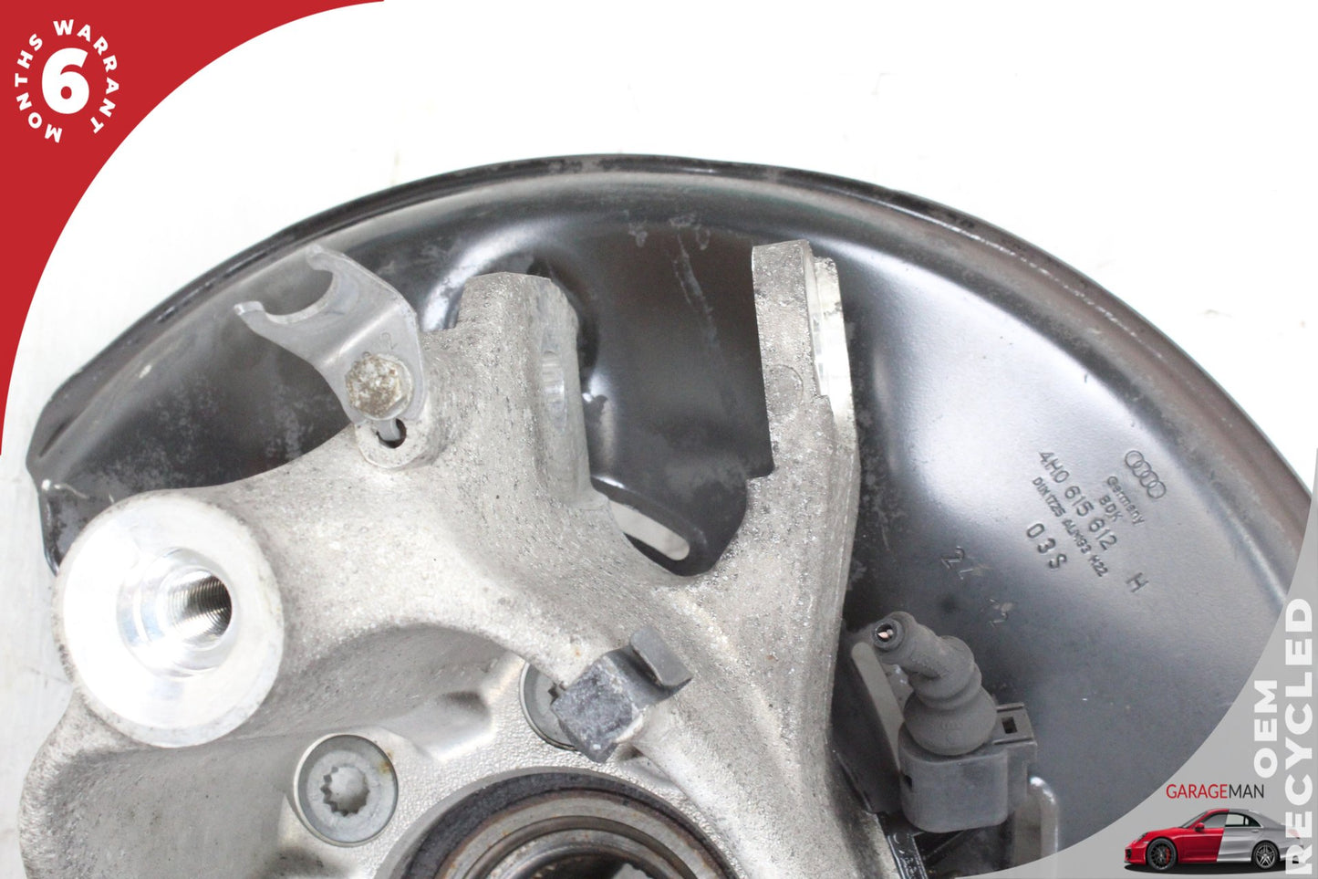 2011-2018 Audi A8 S8 Rear Right Side Spindle Knuckle Wheel Hub 4H0615612H OEM