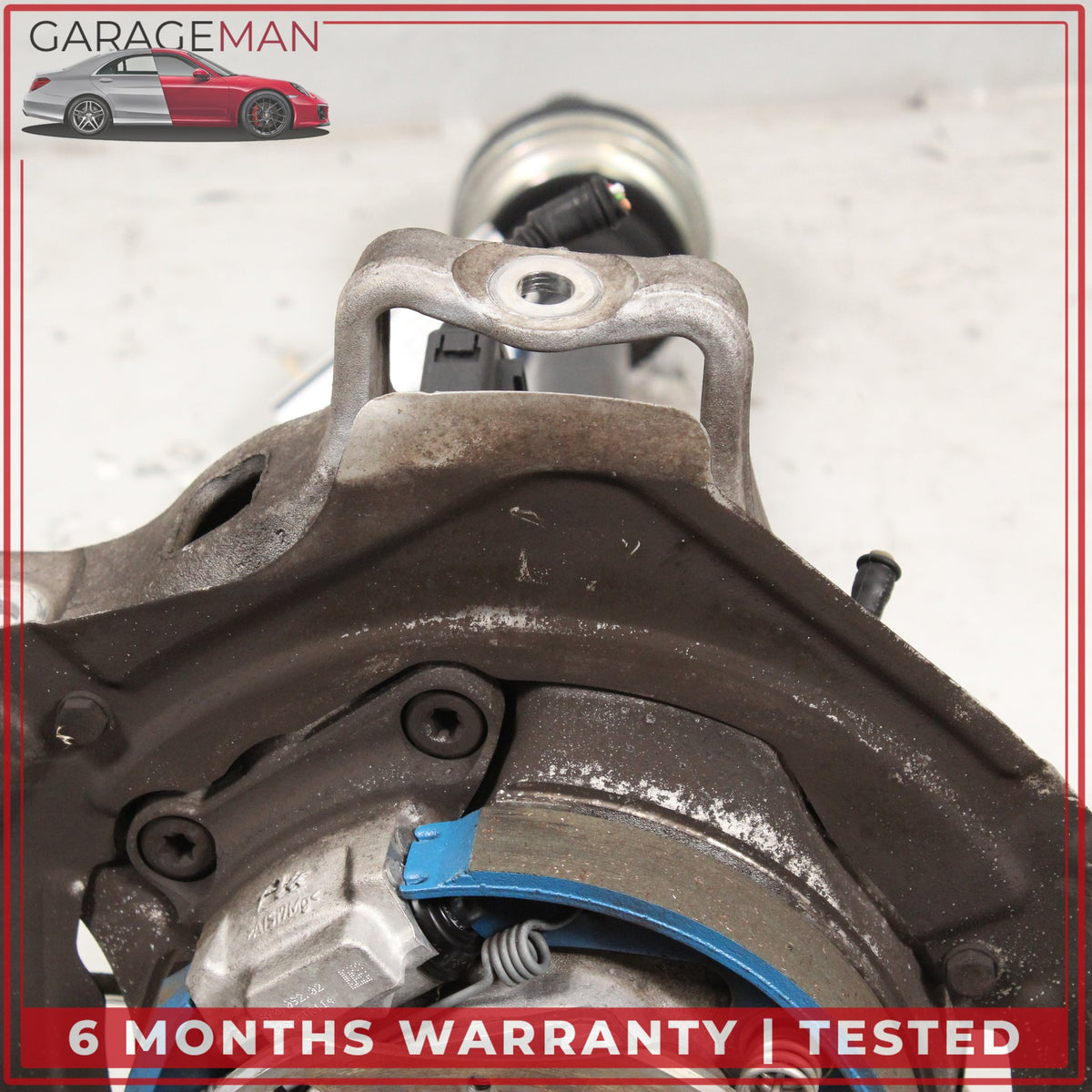 2010-2016 Porsche Panamera Rear Right Spindle Knuckle Wheel Hub w/ Shaft OEM