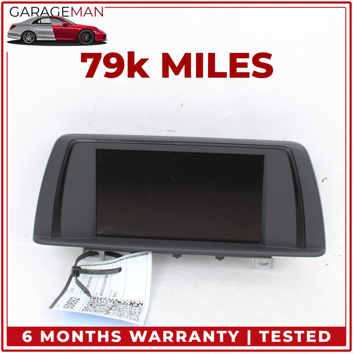 2012-2018 BMW 320i xDrive Front Center Dash Display Screen Monitor 9270393 OEM